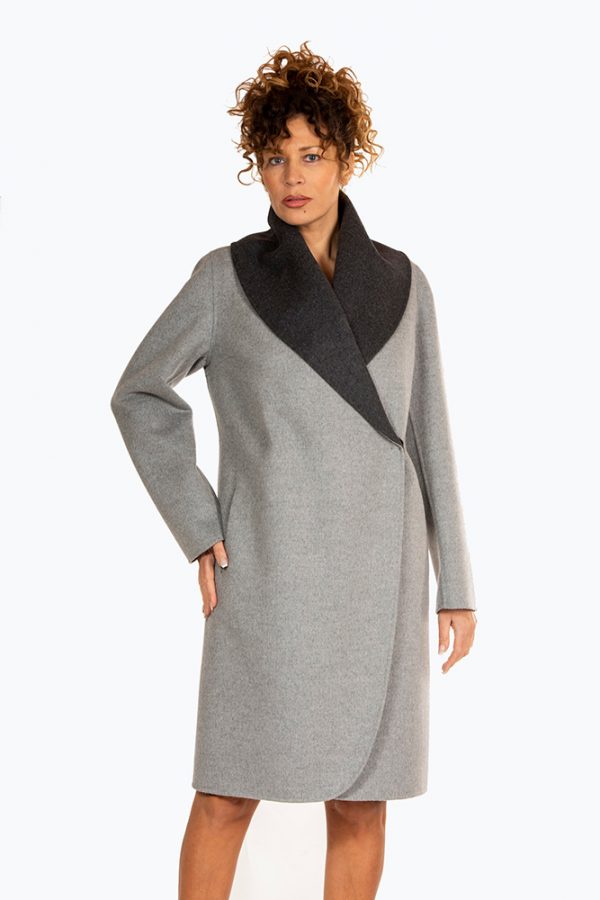Wool coat with no lining 7766